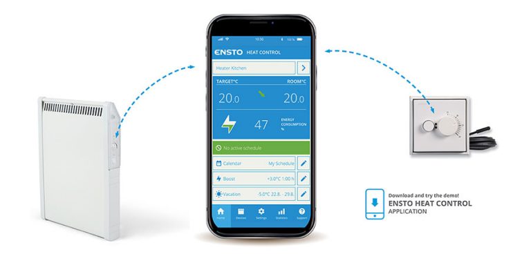 Chytrý termostat společnosti Ensto umožňuje inteligentnější správu vytápění domů