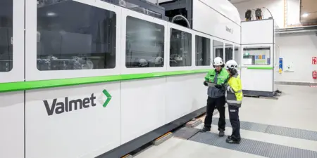 Valmet’s technology replaces plastic products in the packaging industry with wood fibre